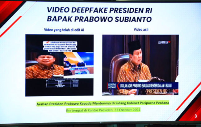 Dittipidsiber Polri Bongkar Deepfake AI Catut Nama Prabowo dan Gibran, Pelaku Beraksi Sejak 2020
